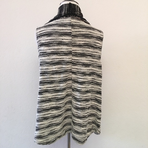 Dolan Open Cardigan Black and White size L - Picture 4 of 7